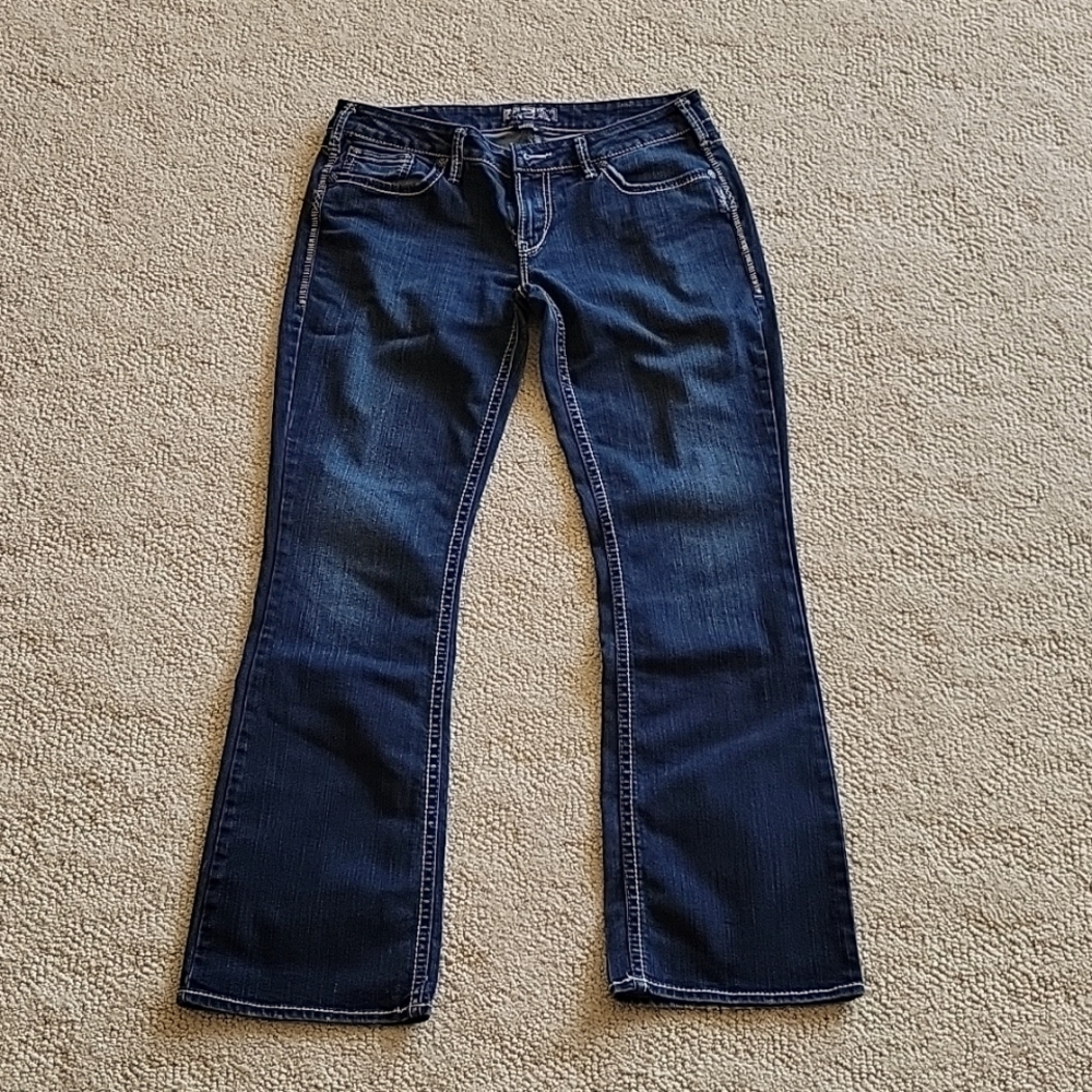 Women's Aiko Bootcut Silver Jeans